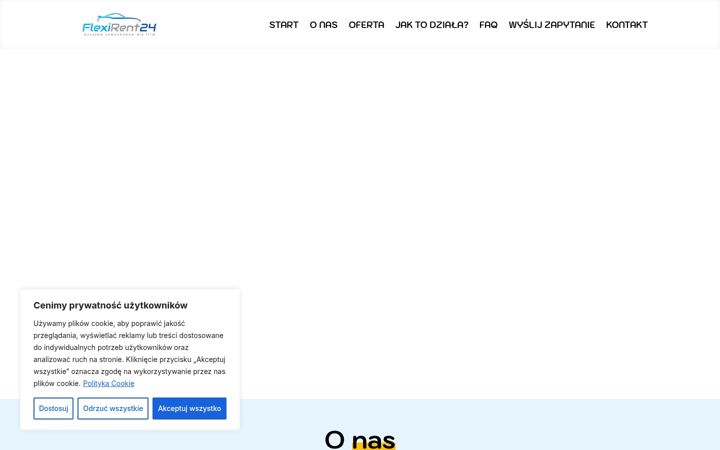 Screenshot of flexirent24.pl