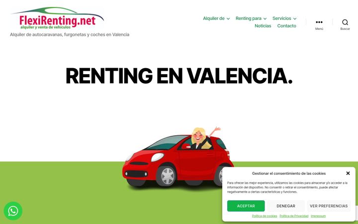 Screenshot of flexirenting.net
