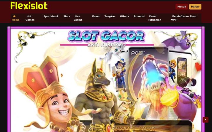 Screenshot of flexislot.net
