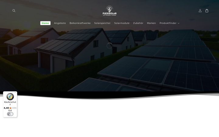 Képernyőkép: flexisolar.de