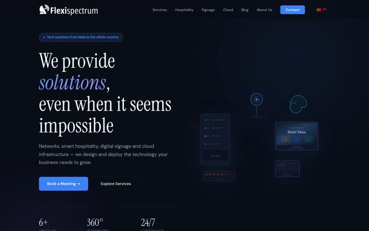 Screenshot of flexispectrum.pt
