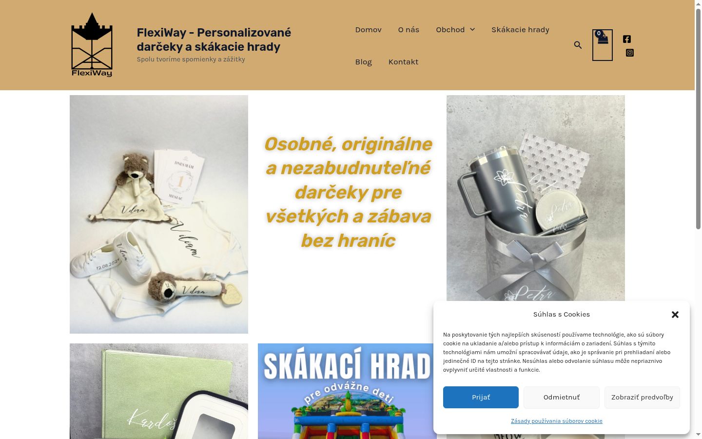 Snímek obrazovky baneru souhlasu zobrazeného před jakoukoli interakcí