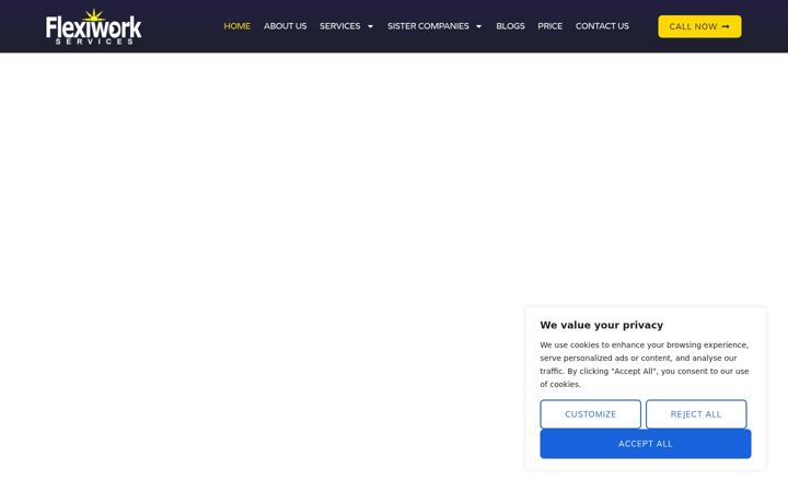 Screenshot of flexiworkservices.com