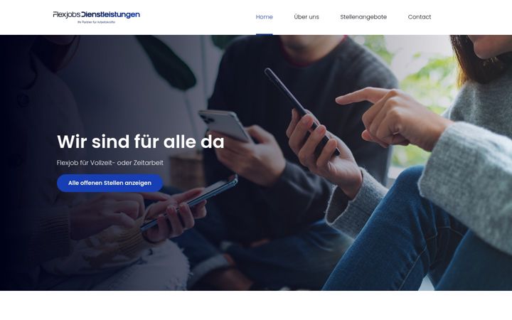 Screenshot of flexjobsdienstleistung.de