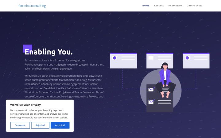 Screenshot of flexmind.consulting
