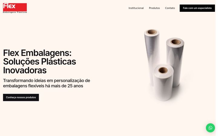 Screenshot of flexne.com.br