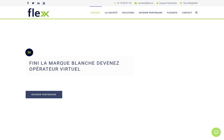Screenshot of flexnetwork.fr