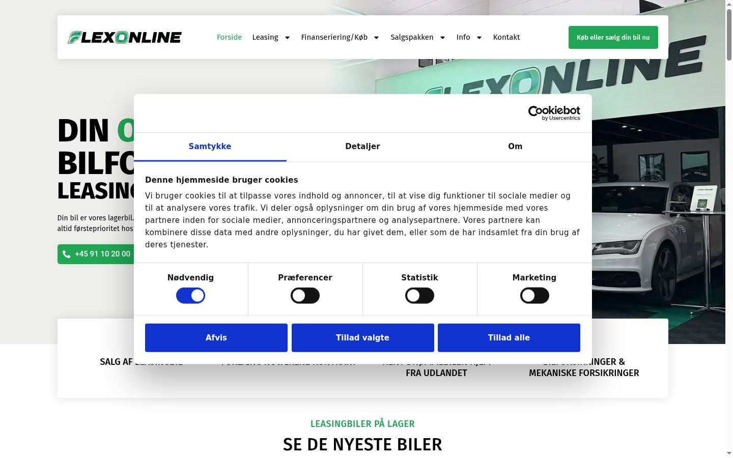 Screenshot tal-banner tal-kunsens muri qabel kwalunkwe interazzjoni