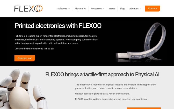 Screenshot of flexoo.com