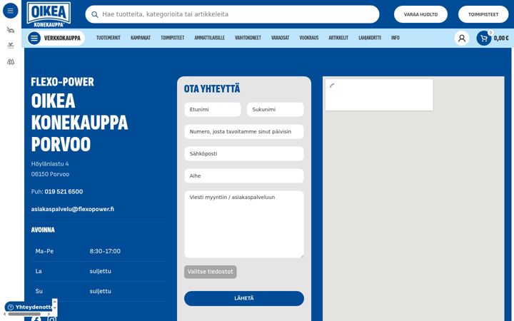 Screenshot of flexopower.fi