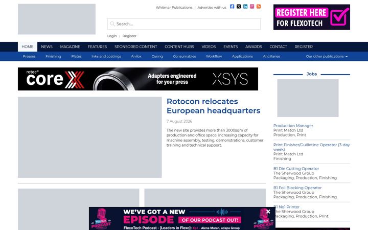 Screenshot of flexotechmag.com
