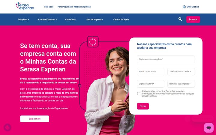 Snimka zaslona za flexpag.com