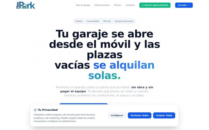 Screenshot of flexpark.es
