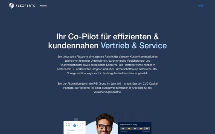 Screenshot of flexperto.com