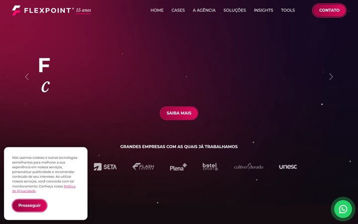 Screenshot of flexpoint.com.br