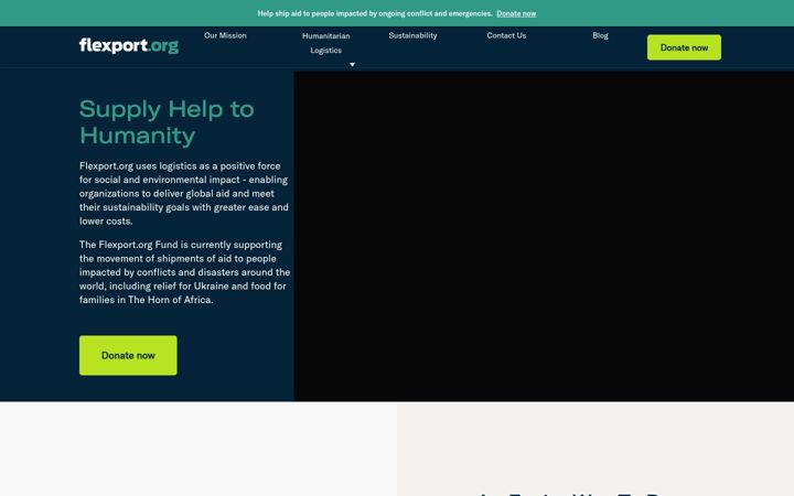 Screenshot of flexport.org