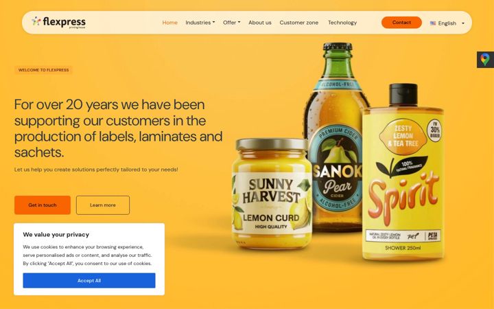 Screenshot of flexpress.pl