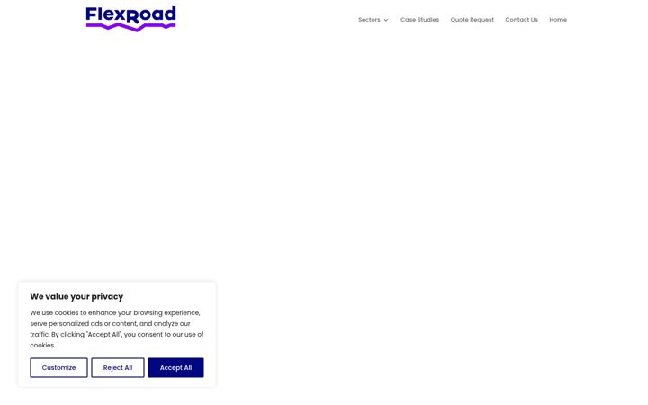 Screenshot of flexroad.co.uk