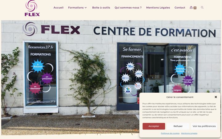 Screenshot of flexservices37.fr