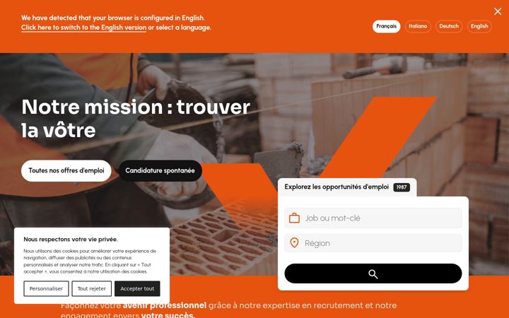 Screenshot of flexsis.ch