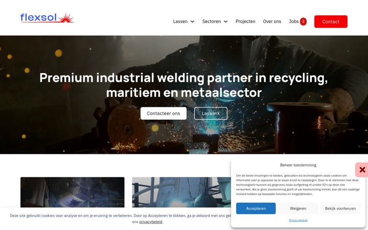 Screenshot of flexsol.be