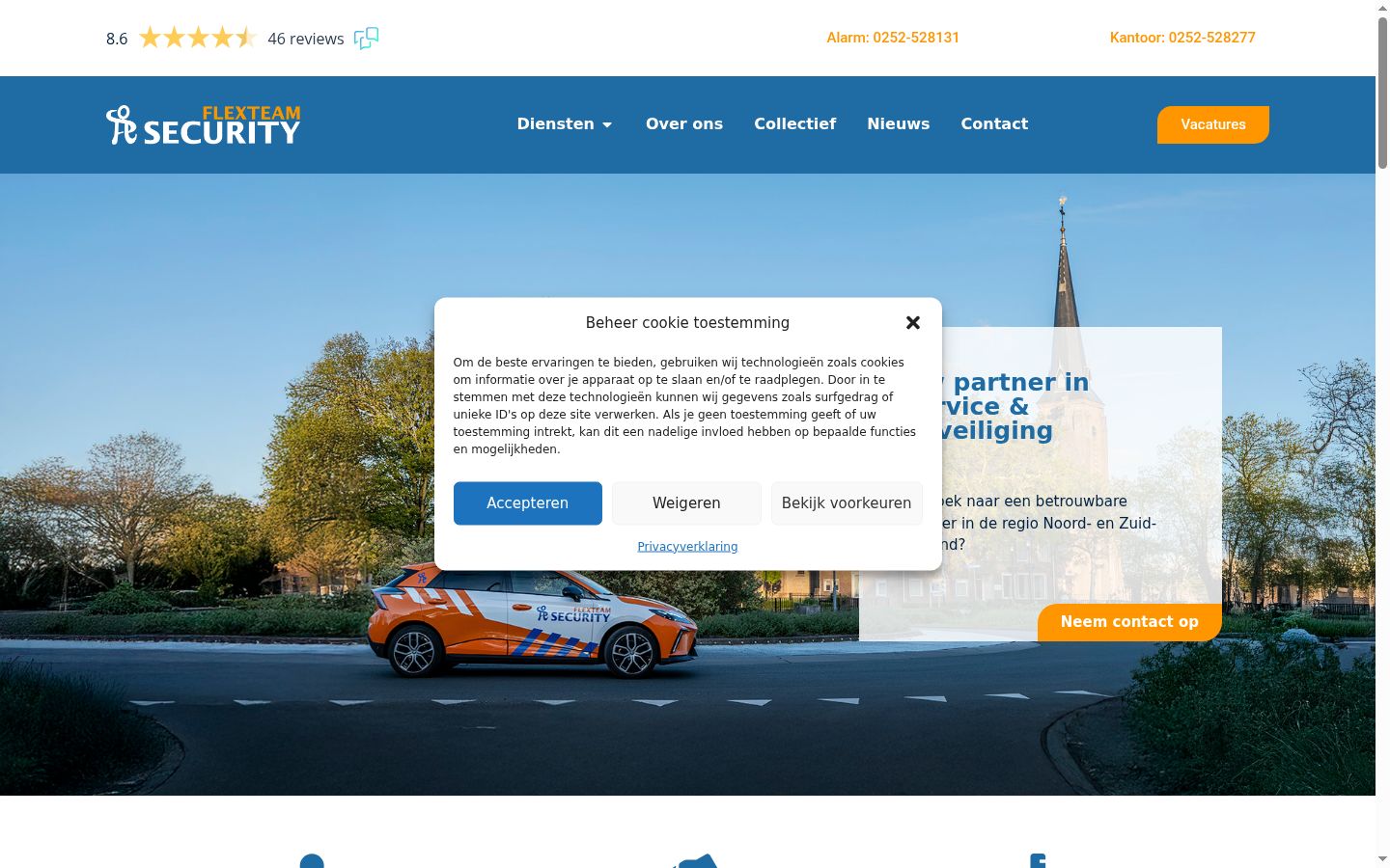Sutikimo reklamjuostės, rodytos prieš bet kokią sąveiką, ekrano kopija