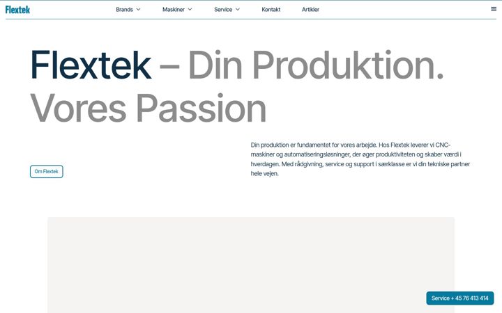 Screenshot of flextek.com
