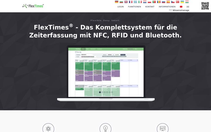 Screenshot of flextimes.de