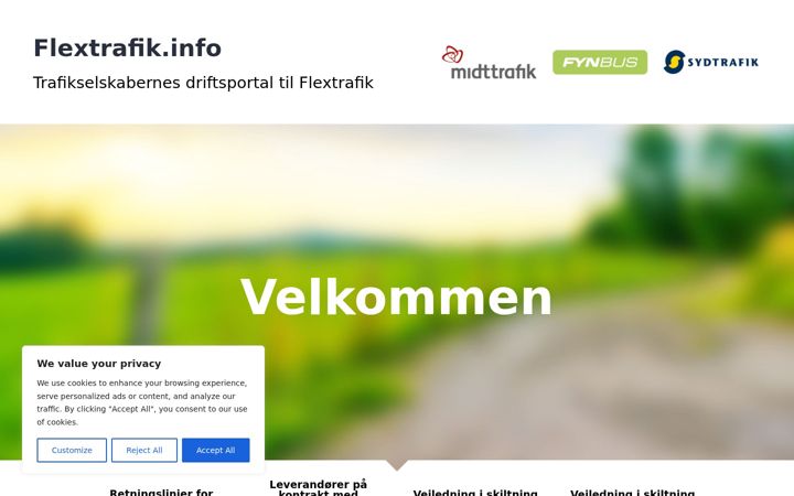 Screenshot of flextrafik.info