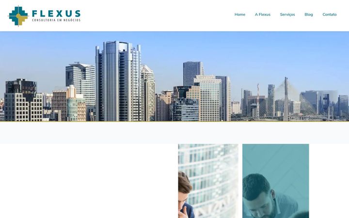 Skärmbild av flexusconsultoria.com.br