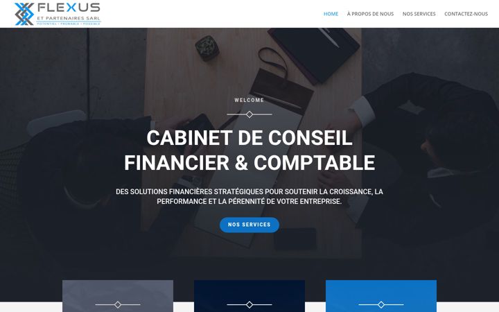 Screenshot of flexusinvestments.com