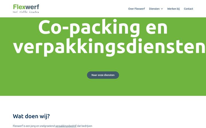 Screenshot of flexwerf.nl
