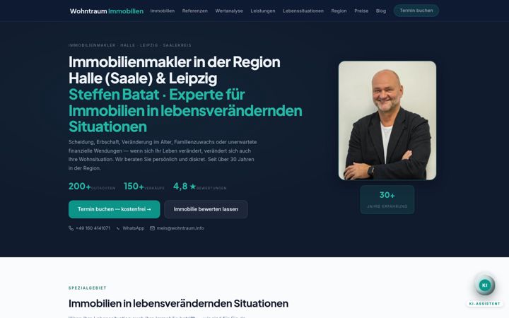 Screenshot of flexx.immo