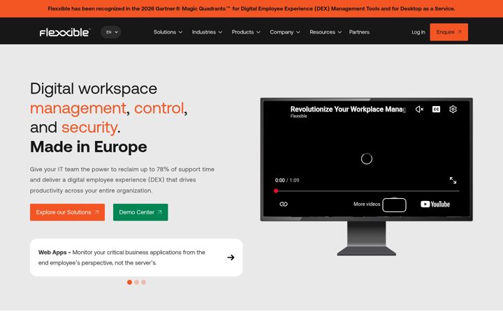 Screenshot of flexxible.com