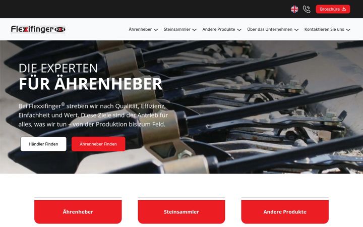 Zrzut ekranu flexxifinger.de