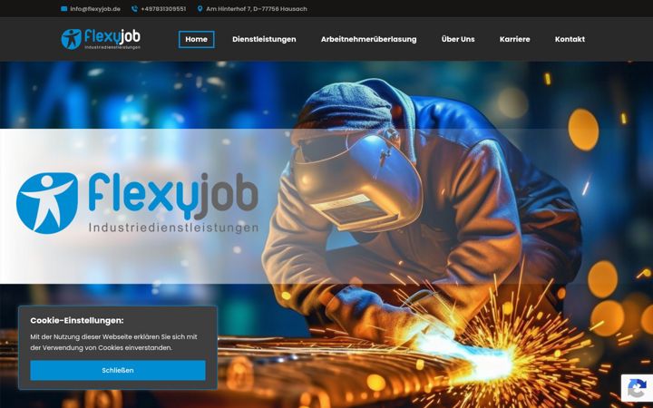 Screenshot of flexyjob.de