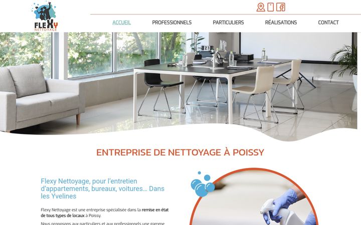 Screenshot of flexynettoyage.fr