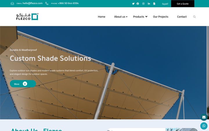 Screenshot of flezco.com