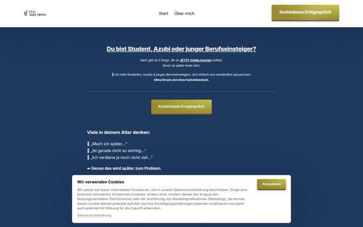 Screenshot of flg-solutions.de