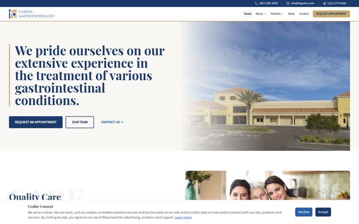 Screenshot of flgastro.com