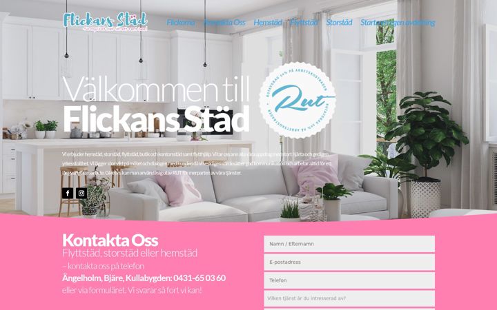 Screenshot of flickansstad.se