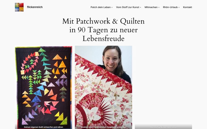 Screenshot van flickenreich.de