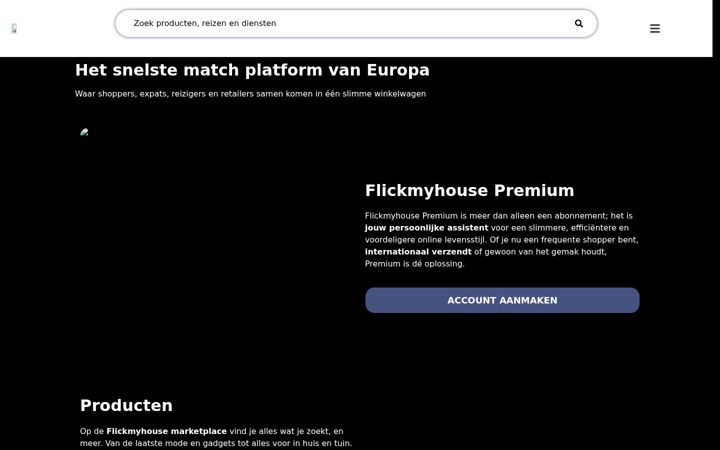 Screenshot of flickmyhouse.com