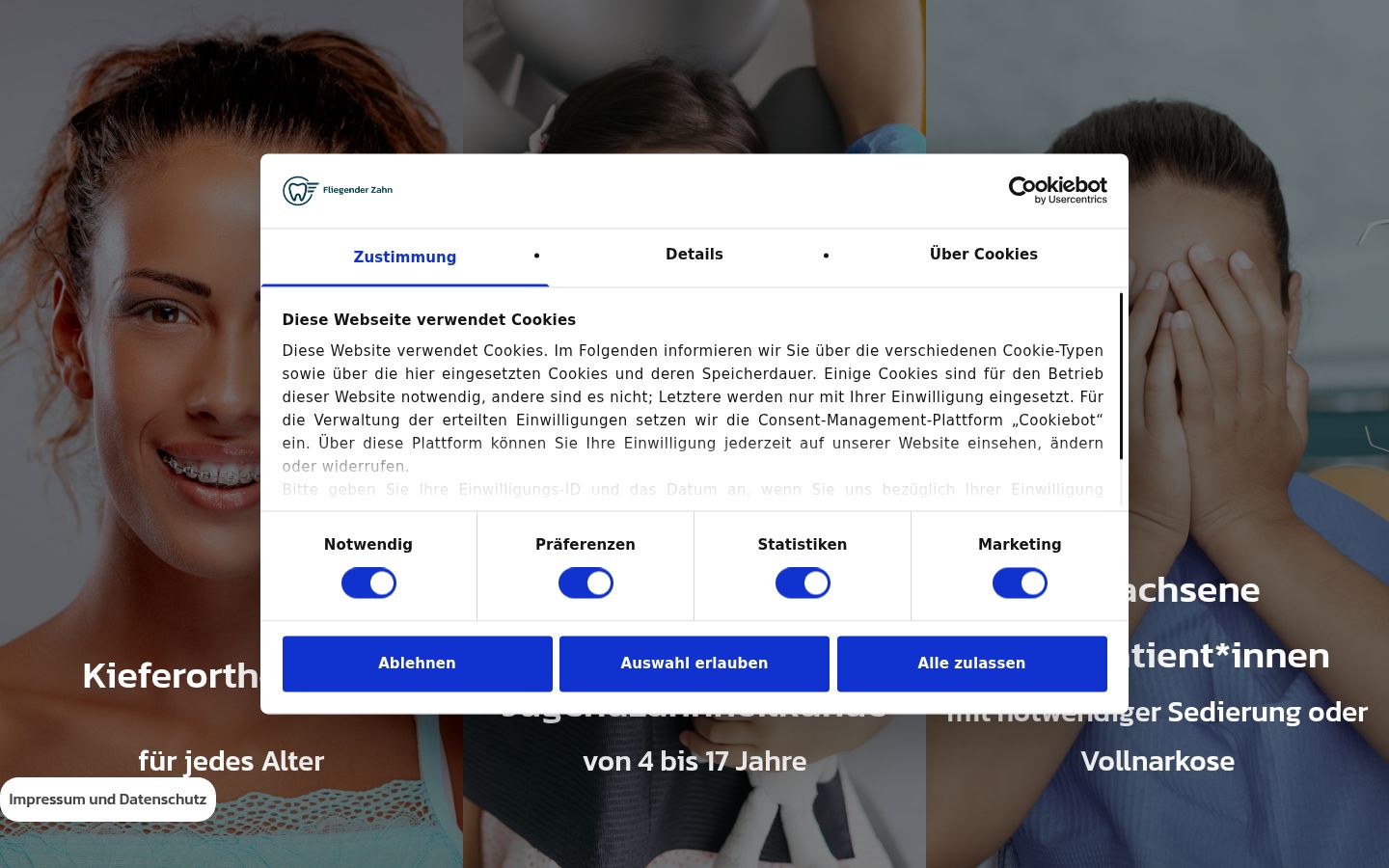 Zrzut ekranu banera zgody wyświetlanego przed jakąkolwiek interakcją