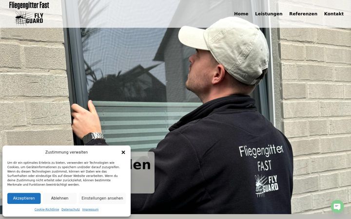 Screenshot of fliegengitter-fast.de