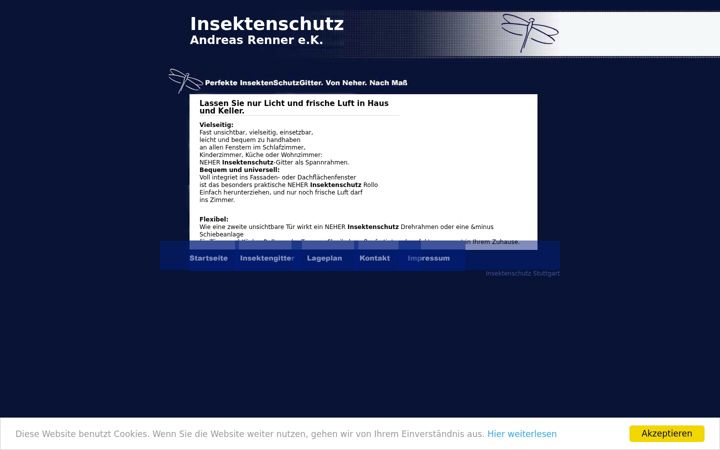Screenshot of fliegenschutzgitter-renner.de