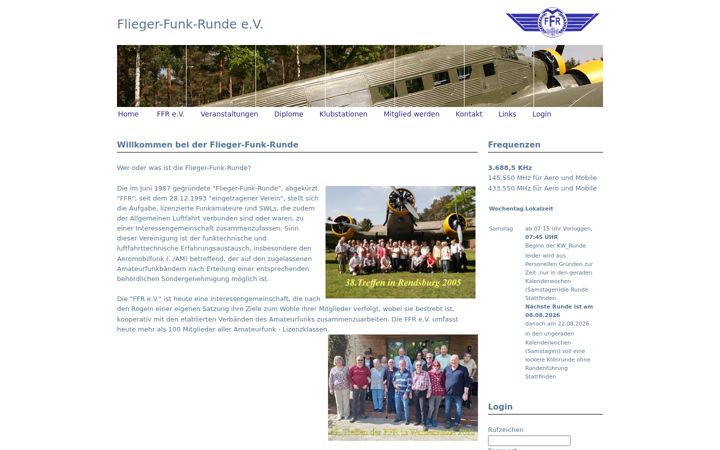 Screenshot of flieger-funk-runde.de