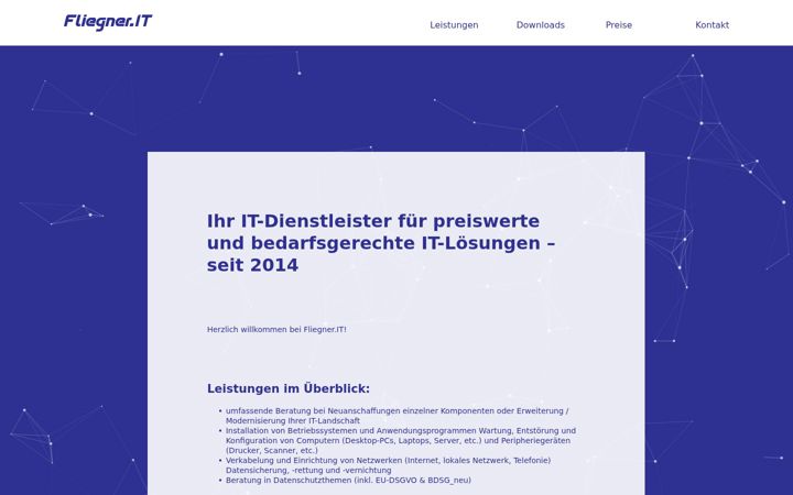 Screenshot of fliegner.it
