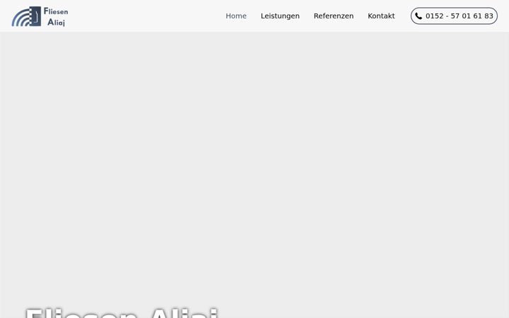 Screenshot of fliesen-aliaj.de