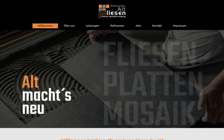 Screenshot of fliesen-alt.de